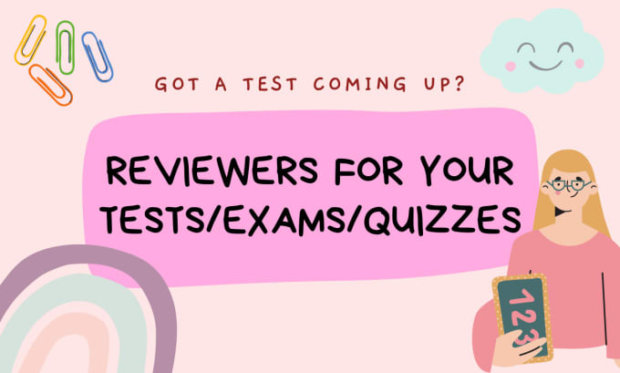 Make test reviewers, notes, and study guides for any subject by ...
