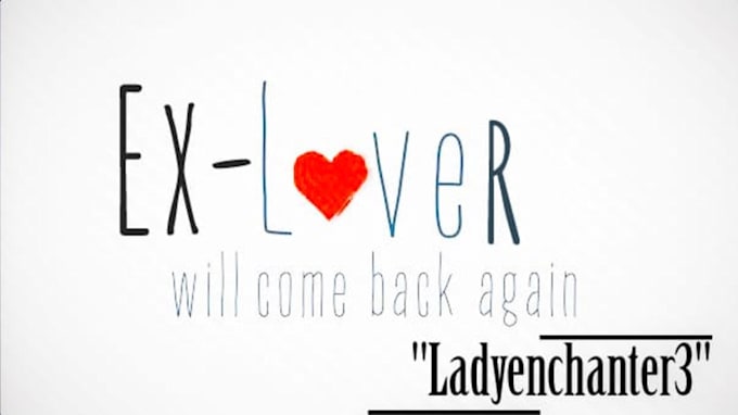 bring your ex back in your life