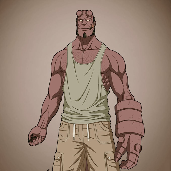 draw any superhero character for you