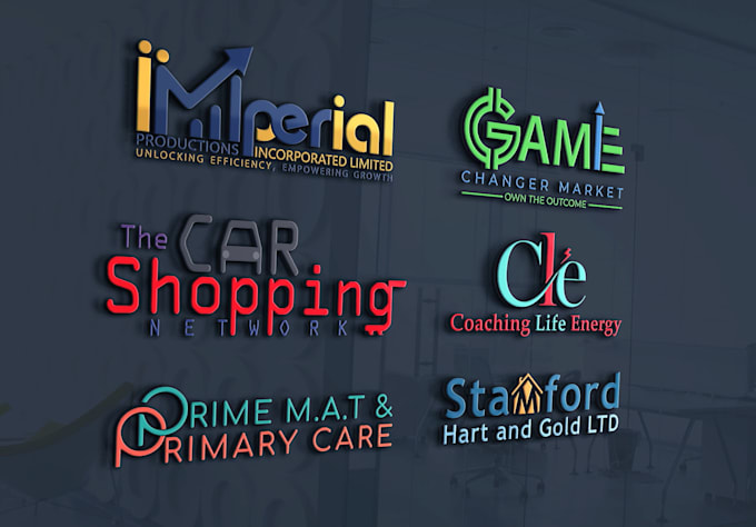 design a text based e commerce logo that stands out in business