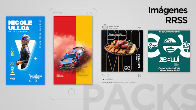 make template design for your social networks