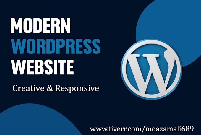develop and design modern wordpress website