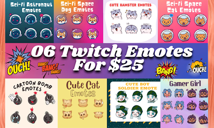 make emotes, text emotes, emoji for your twitch, discord