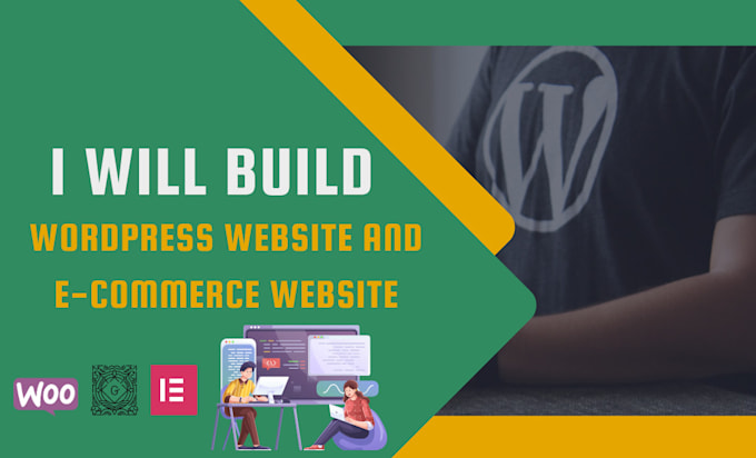 build an amazing wordpress website and ecommerce website