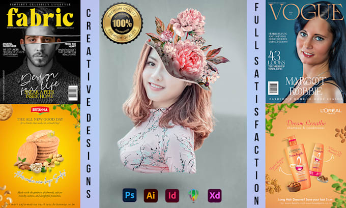 do any graphic design job in photoshop, illustrator indesign, coreldraw