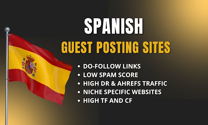 provide guest post with dofollow link on spanish sites