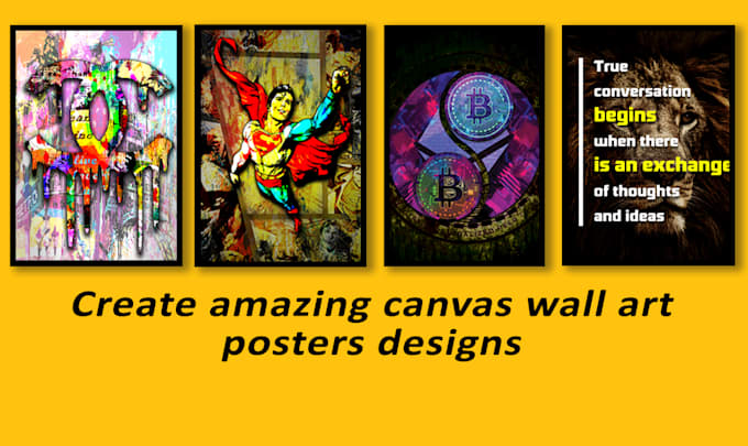 create amazing canvas wall art designs