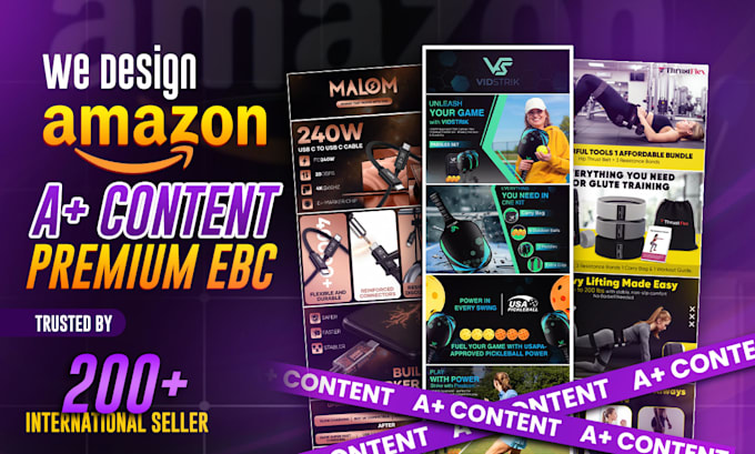 design amazon a plus content or ebc enhance brand content