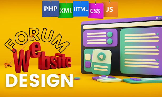 design forum website using wordpress
