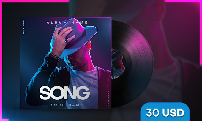do album cover or single cover art designs