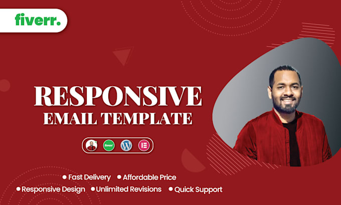Design a responsive html email template or email signature by Dayal ...