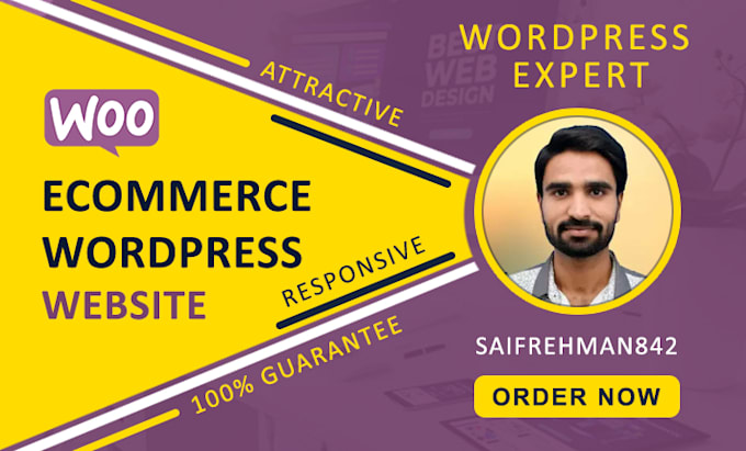 design business or ecommerce wordpress website