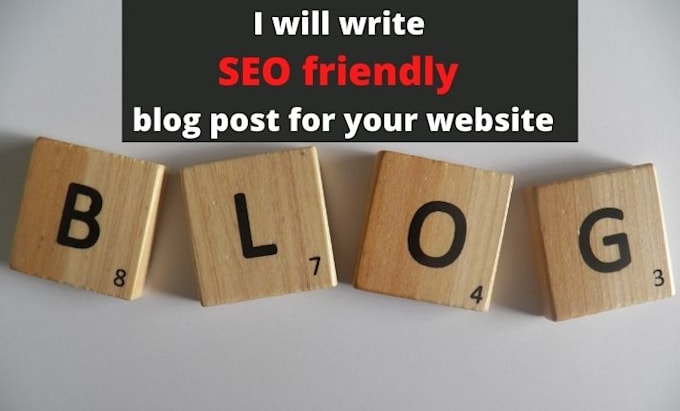 write SEO friendly blog post for your website