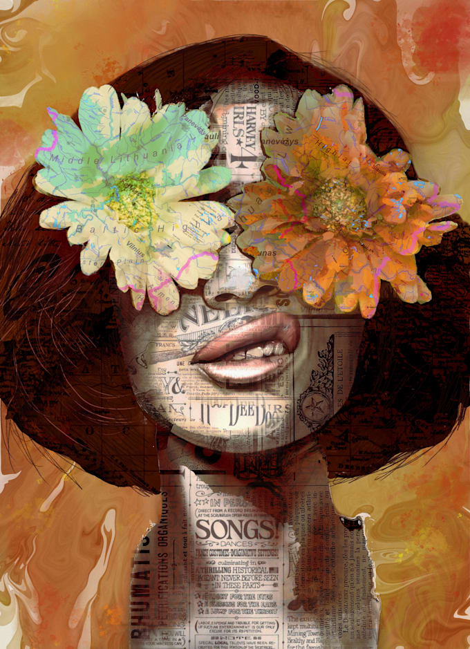 Do vintage mixed media illustration by Anubharathi22 Fiverr