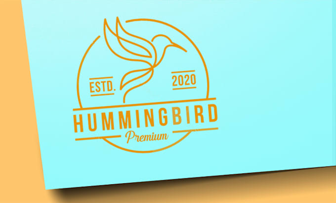 do a professional hummingbird logo design within 24 hours