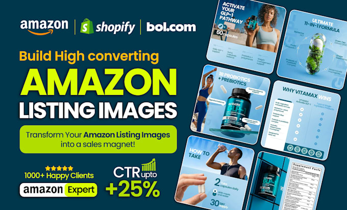 design high converting amazon listing picture and product infographic