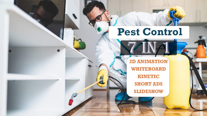 make awesome pest control promo video ads