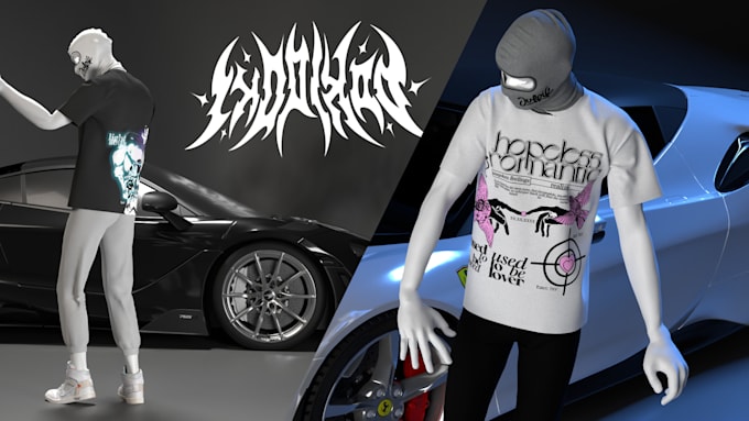 make 3d animation video for your clothing brand