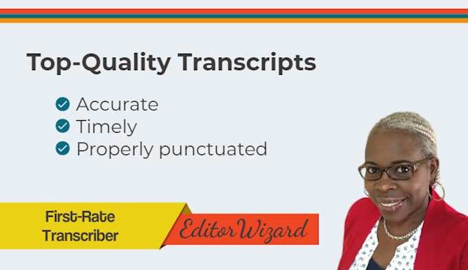 transcribe your english audio or video