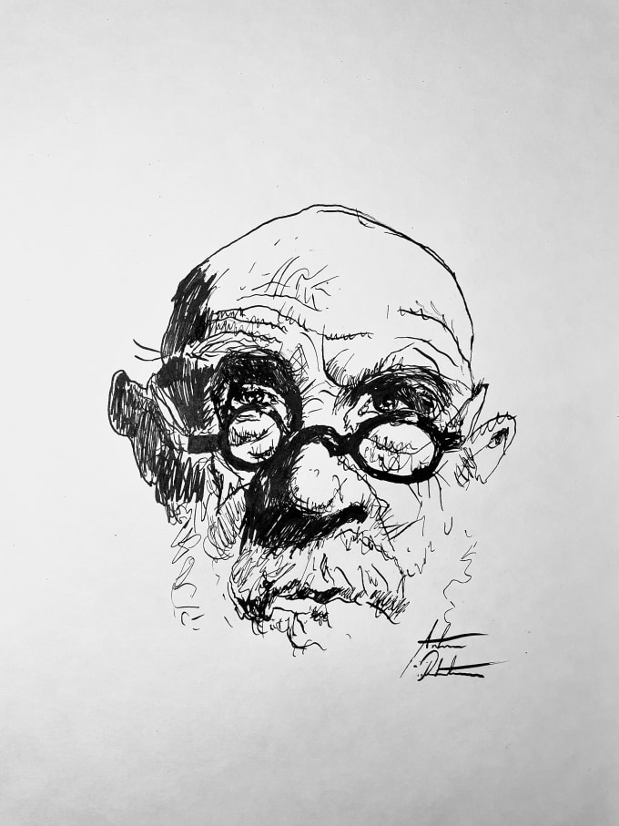 Do a ink portrait of anyone youd like by Murrayedit | Fiverr