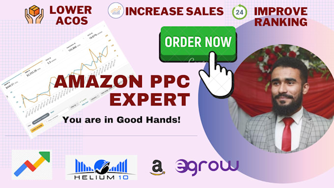 be your amazon PPC ads expert, will setup amazon ads