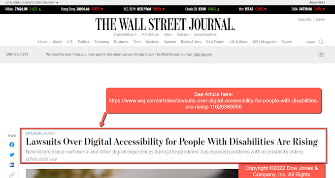 give you wcag and ada compliance code for your website pages