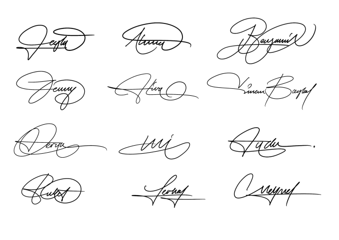 Desing unique and eye catching signature for you and brand by ...