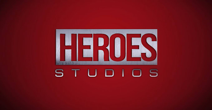 animate superhero logo intro