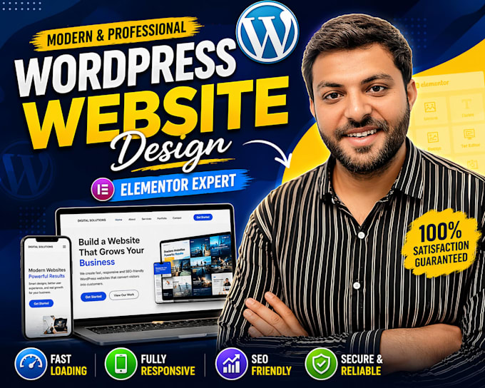 design modern wordpress website for your business