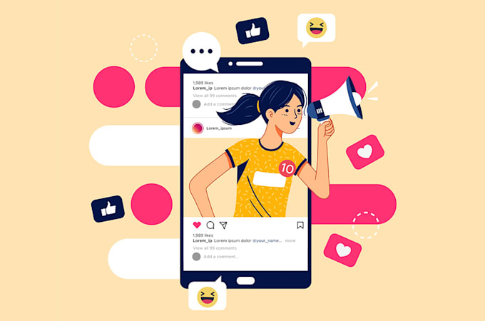be your social media marketing manager and content creator