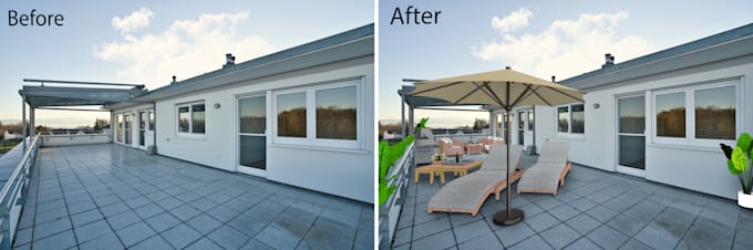 do virtual staging,virtual furniture, in quick turnaround