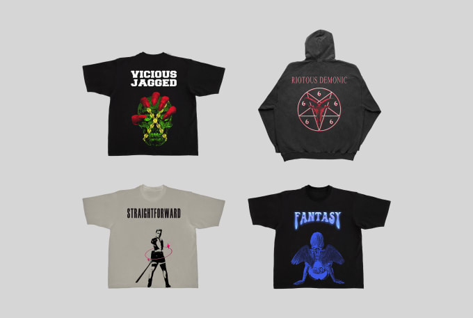 Create grunge edgy tshirt design by Mir_design8 | Fiverr