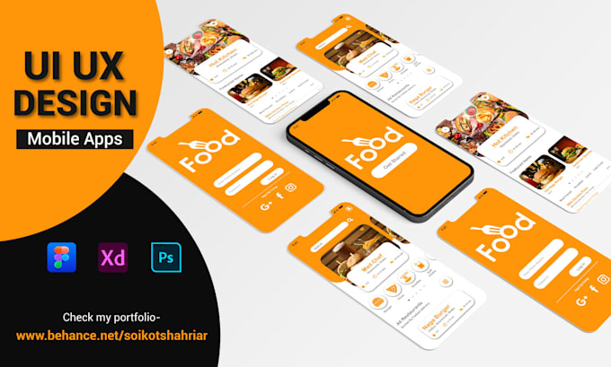 Do creative ui ux designs for mobile apps by Designhub_0 | Fiverr