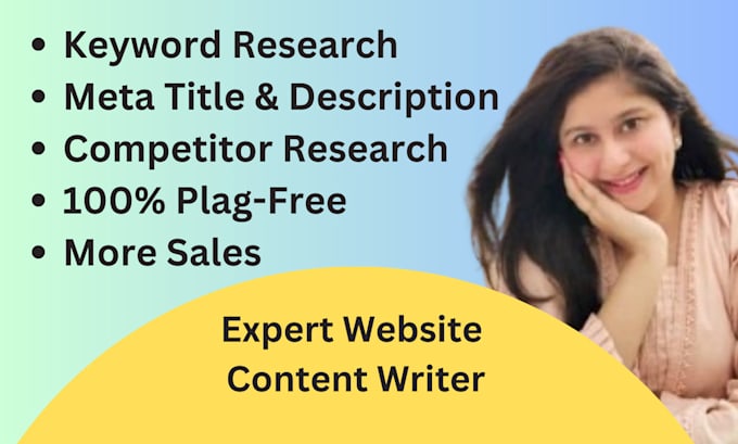 write best SEO website content, professional web copywriter