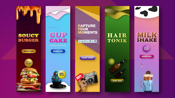 make animated gif banner for web