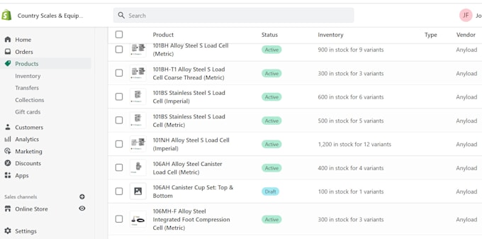 fast shopify data entry