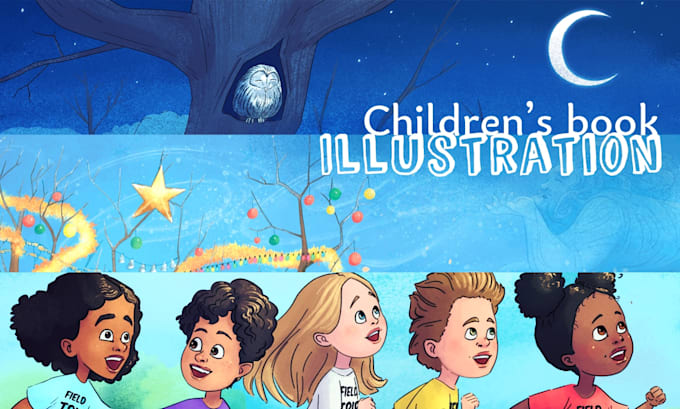 create illustrations for childrens stories