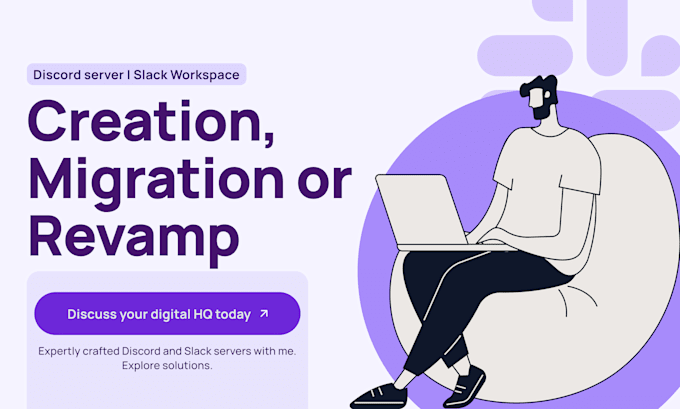 help you setup new server or migration for discord and slack