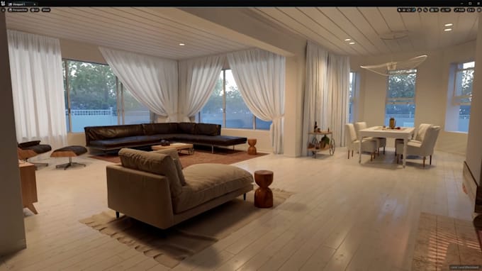 high quality 3d architectural rendering interior and exterior