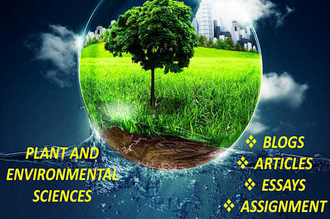 write blogs and essays related to environmental science