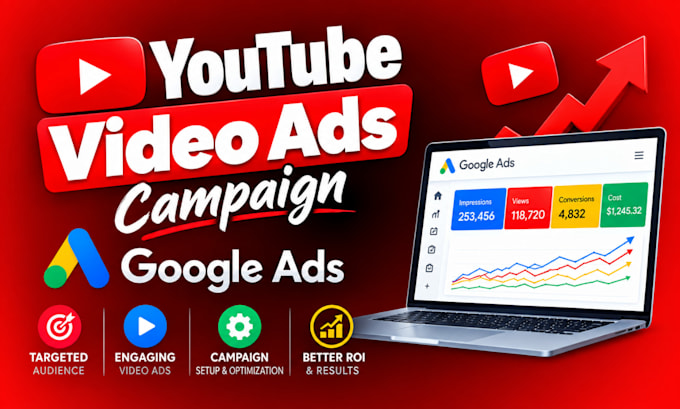 manage youtube and google ads video ad campaigns for growth