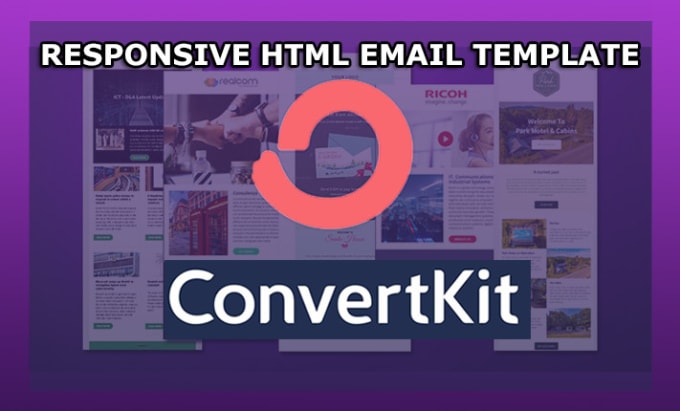 Develop email template and convertkit html email template by Devvking