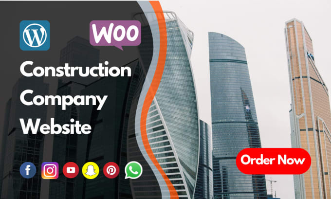 build a professional construction website on elementor