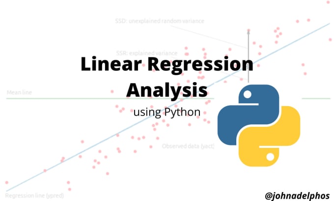 Do linear regression using python by Johnadelphos | Fiverr