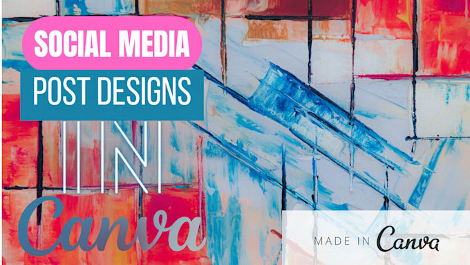 Create editable social media posts using canva by Blessanjoseph | Fiverr