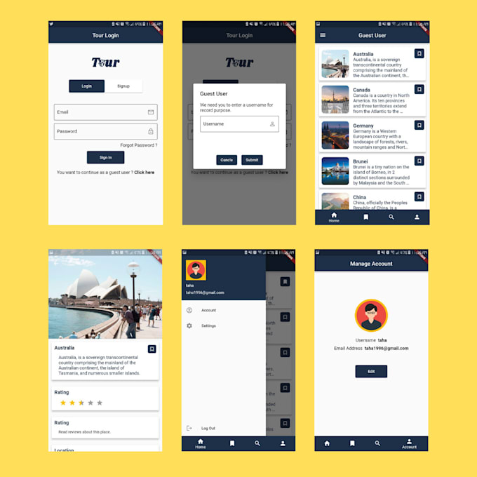 Convert your prototype to flutter user interface by Tahabutt96 | Fiverr