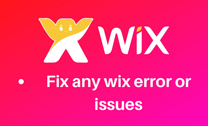 fix any wix website issues, bugs and errors create wix website