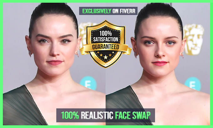 accurate face swapping or head swap on your photo