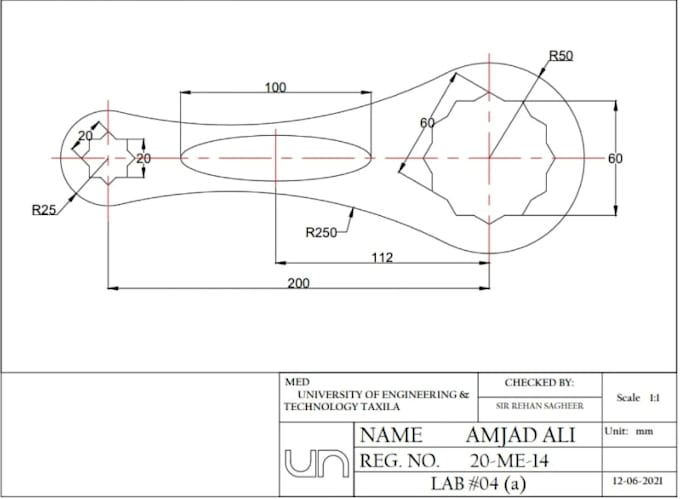 Draw 2d and 3d mechanical drawings in solidworks and autocad