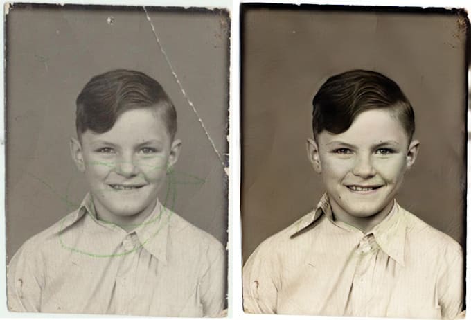 Restore and old photo by Evanray42 Fiverr
